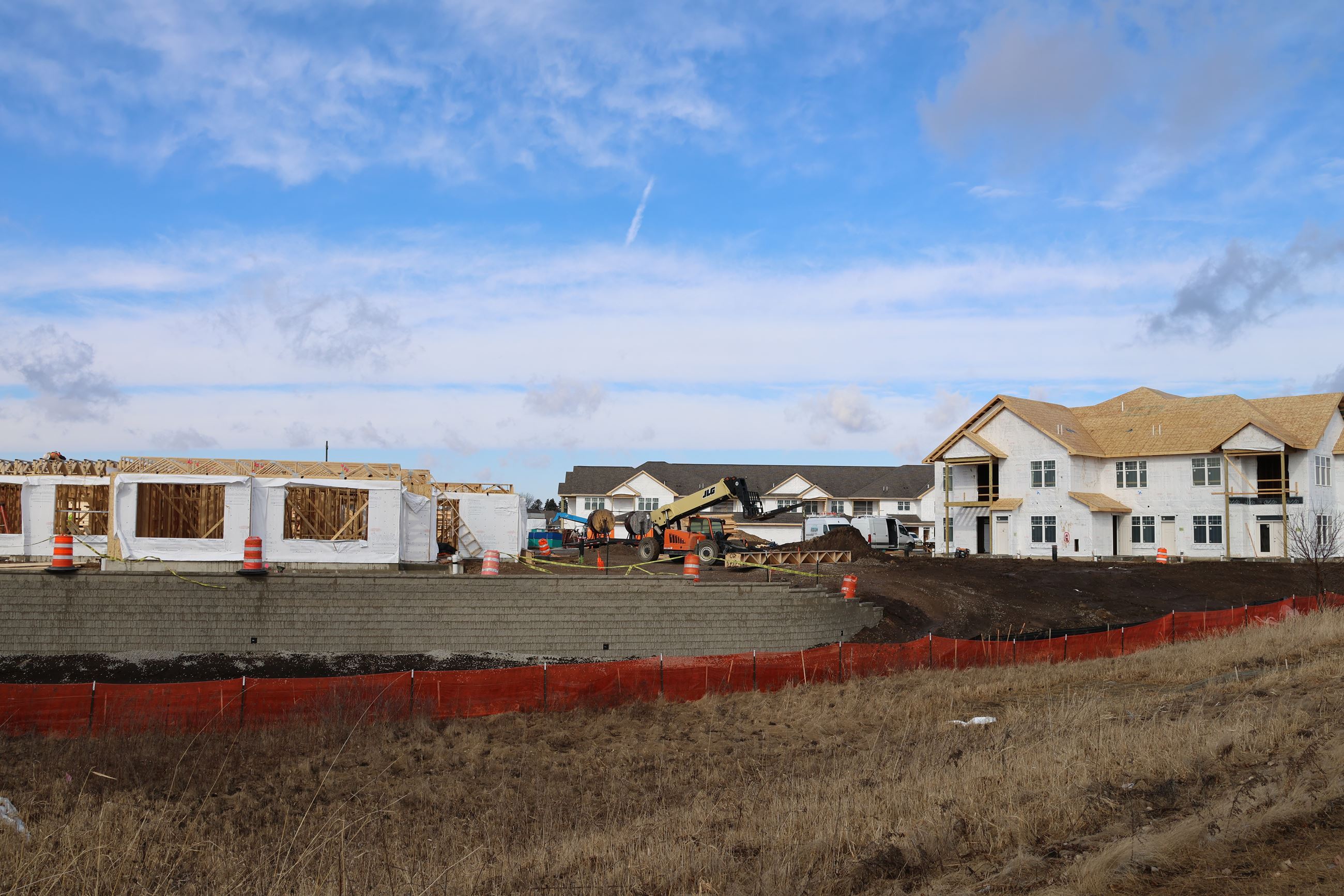 Construction photo of the Seasons apartment community